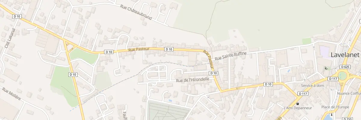 Plan du 7 Rue du Marechal Joffre à Lavelanet