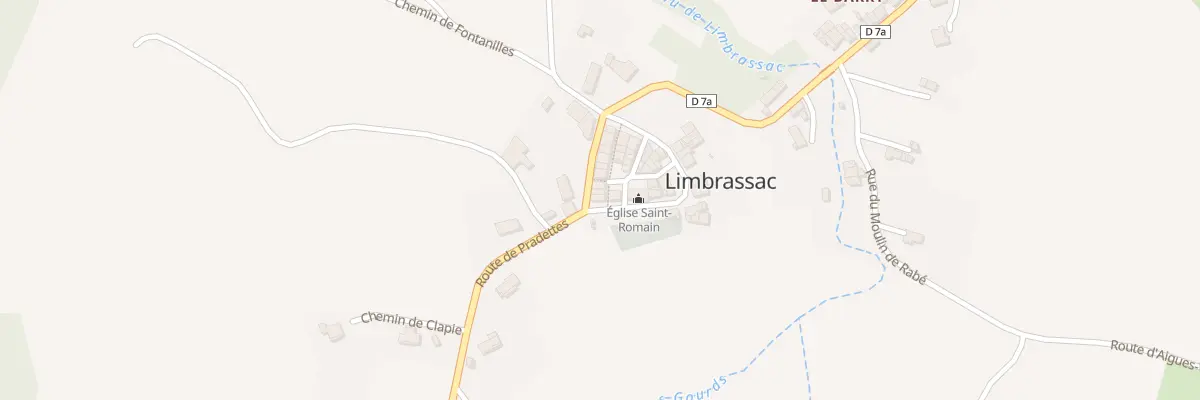 Plan du 80 Rue des Pyrénées à Limbrassac