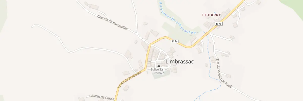 Plan du 9 Limbrassac(Village) à Limbrassac
