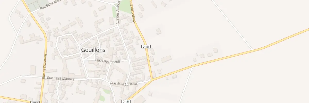Plan du 6 Rue de Lethuin à Gouillons