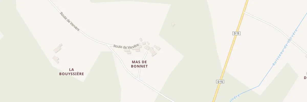 Plan du 5056 Mas de Bonnet à Saint-Beauzile