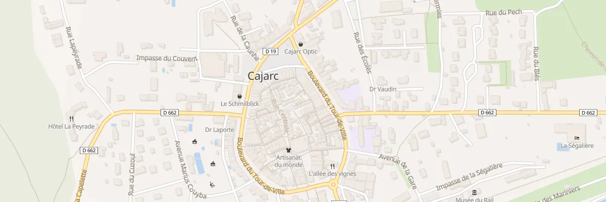 Plan du 2 Ven d’Aymeric à Cajarc