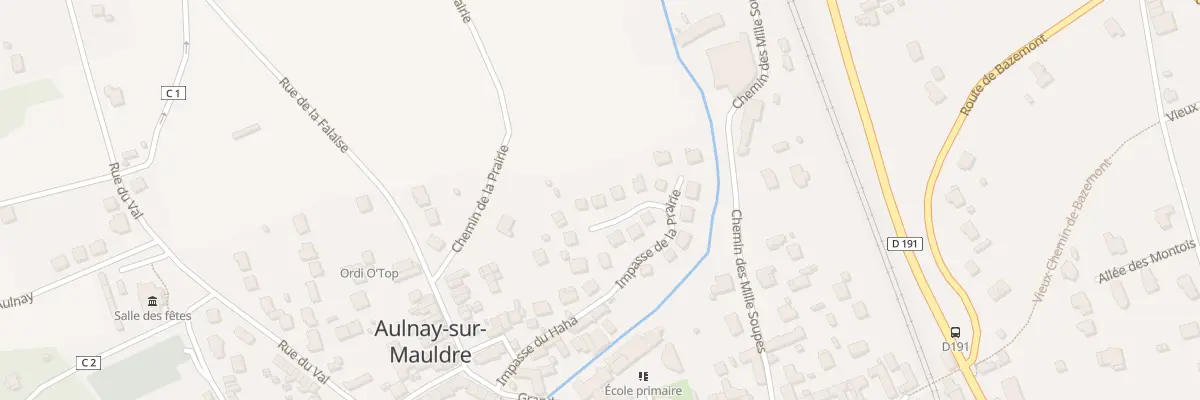 Plan du 22 Imp de la Prairie à Aulnay-sur-Mauldre