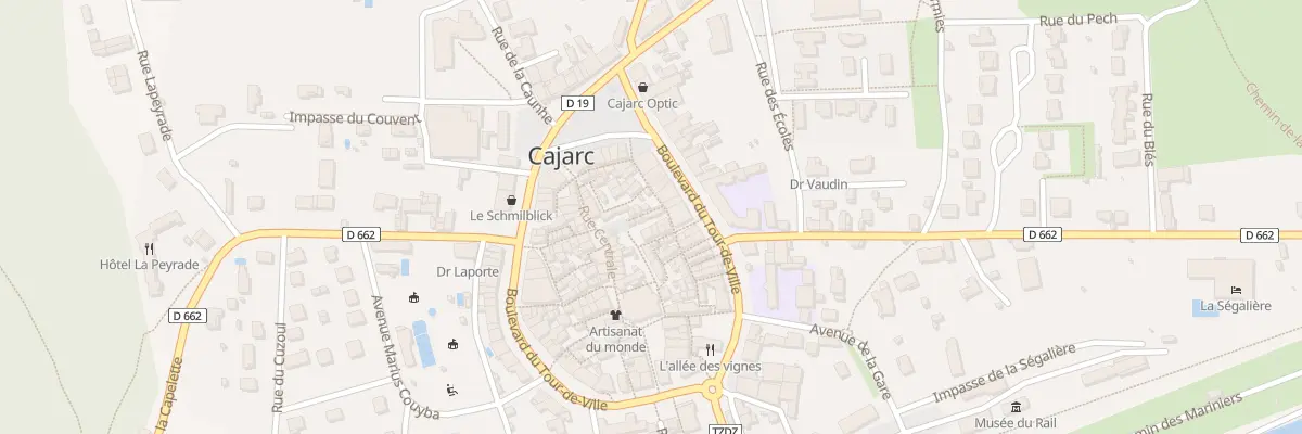Plan du 14 Rue de la Plume à Cajarc
