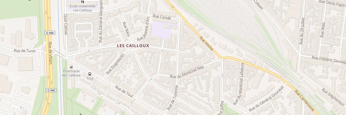Plan du 1 Rue du Mal Soult à Calais