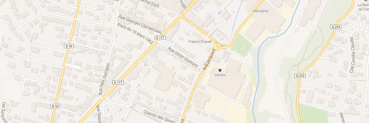 Plan du 8 Rue Victor Dumons à Lavelanet