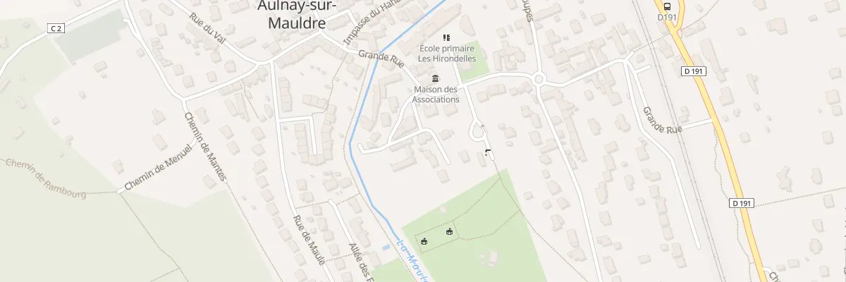 Plan du 2 Imp de Caquelaire à Aulnay-sur-Mauldre