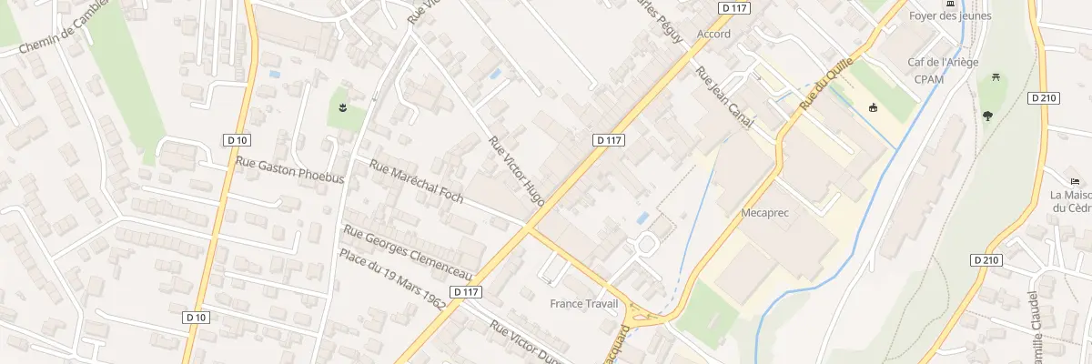 Plan du 130 Rue Jean Jaurès à Lavelanet