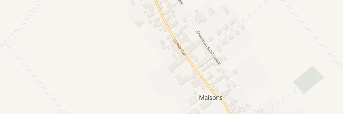 Plan du 38 Grande Rue à Maisons