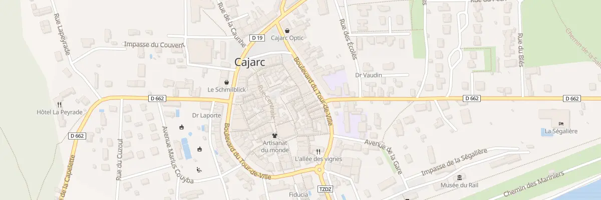 Plan du 18 Rue de la Plume à Cajarc