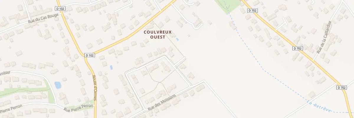 Plan du 384 Rue des Moissons à Gidy