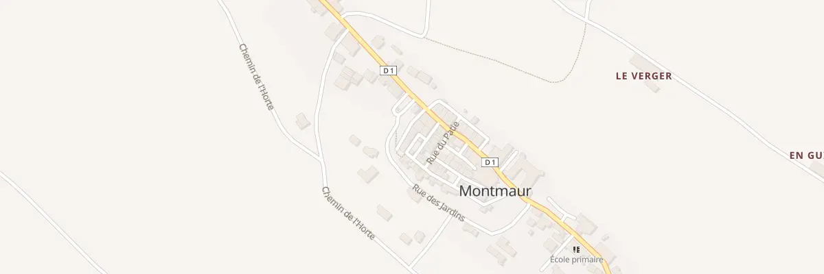 Plan du 6 Rue du Cers à Montmaur
