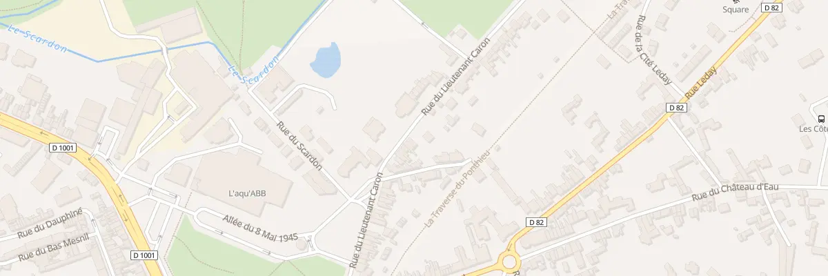 Plan du 48 Rue du Lieutenant Caron à Abbeville