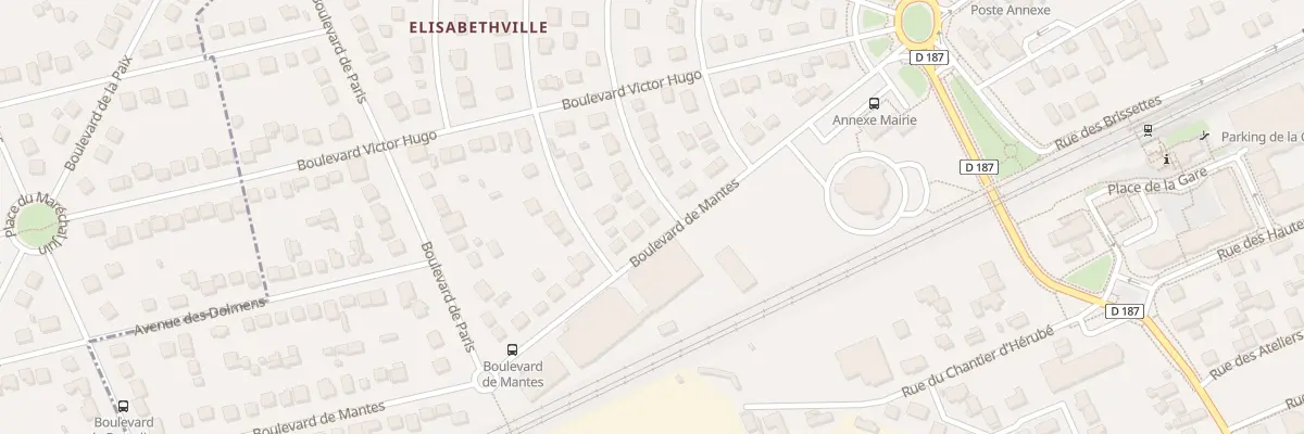 Plan du 1 Av de la Marne à Aubergenville