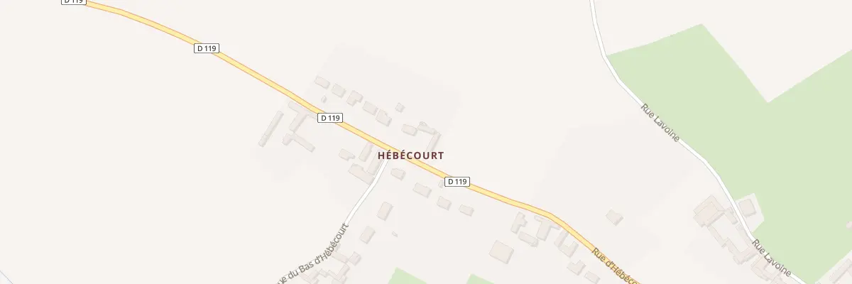 Plan du 488 Rue d’Hébécourt à Saulchoy