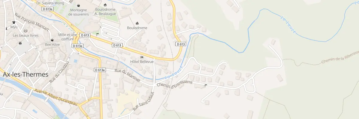 Plan du 2 Rte de l’Aude à Ax-les-Thermes