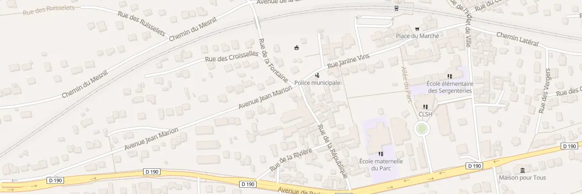 Plan du 21 Rue de la République à Juziers