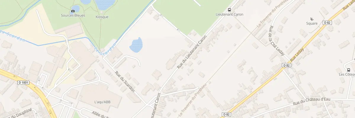 Plan du 27 Rue du Lieutenant Caron à Abbeville