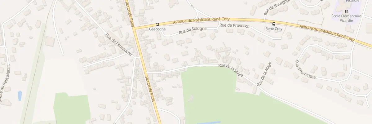 Plan du 25 Rue de la Maye à Abbeville