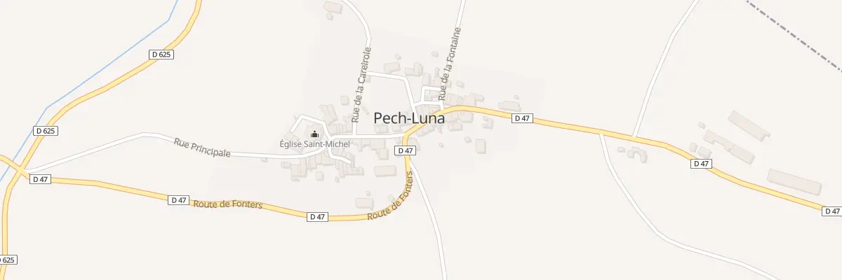Plan du 11 Rte de Fonters à Pech-Luna