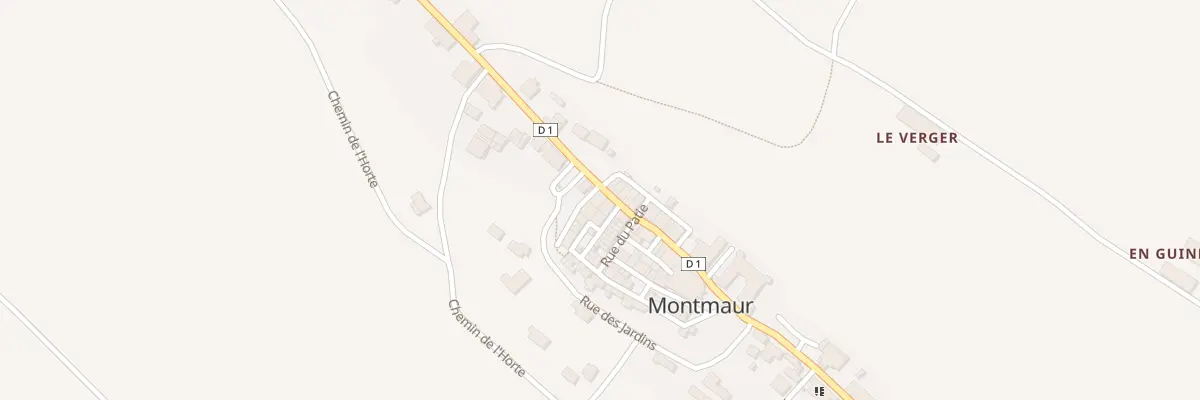 Plan du 25 Rue de la République à Montmaur