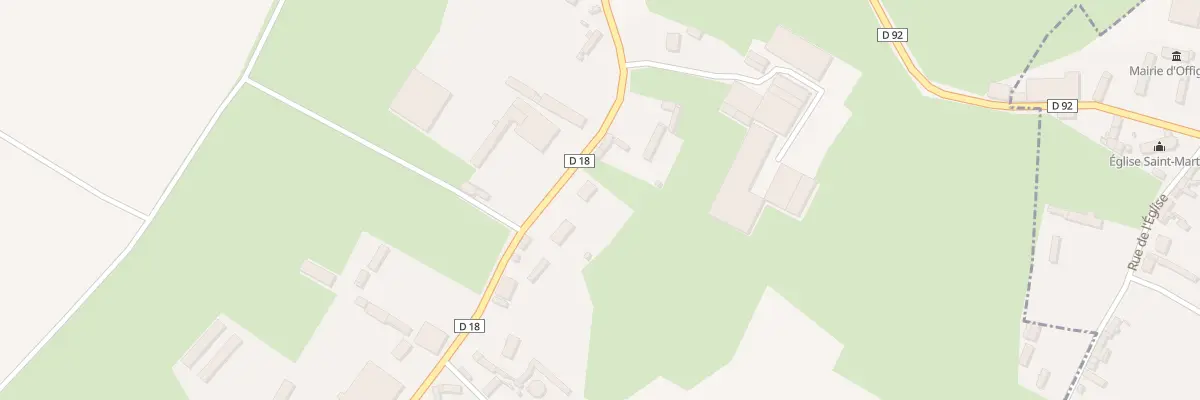 Plan du 11 Rue de Morvillers à Hornoy-le-Bourg