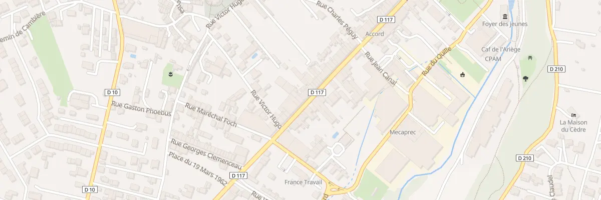 Plan du 122A Rue Jean Jaurès à Lavelanet