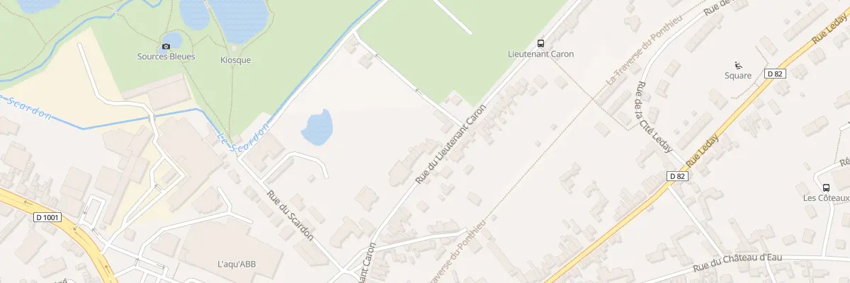 Plan du 37 Rue du Lieutenant Caron à Abbeville
