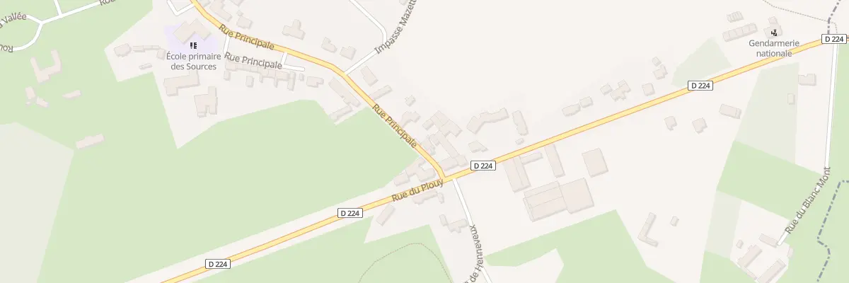 Plan du 2 Rue Principale à Colembert