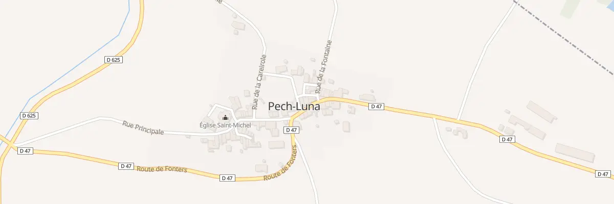 Plan du 12 Rte de Fonters à Pech-Luna