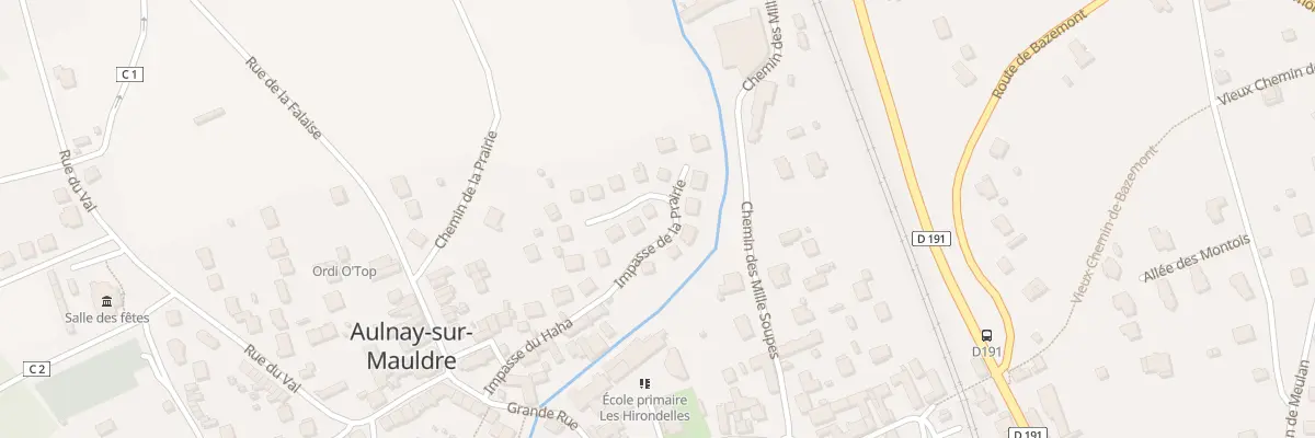 Plan du 3 Imp de la Prairie à Aulnay-sur-Mauldre