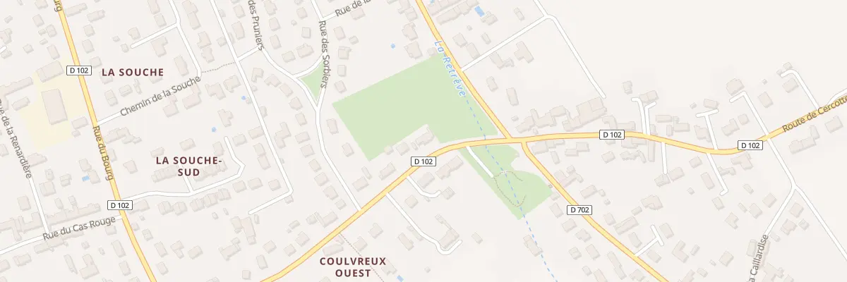 Plan du 335 Rue de Coulvreux à Gidy