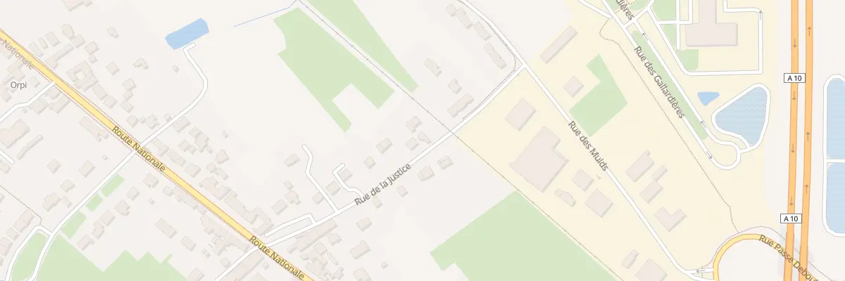 Plan du 97B Rue de la Justice à Ingré