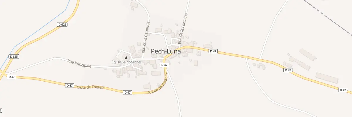 Plan du 7 Rte de Fonters à Pech-Luna