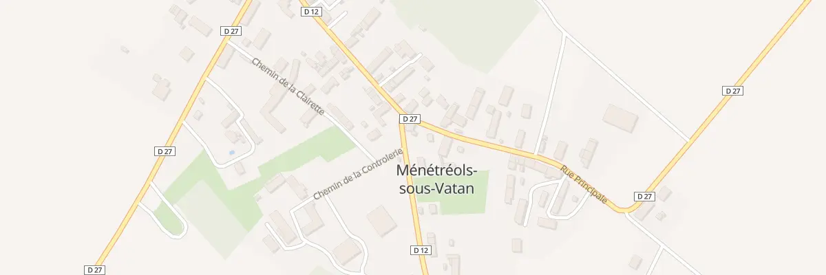 Plan du 14 Rue Principale à Ménétréols-sous-Vatan