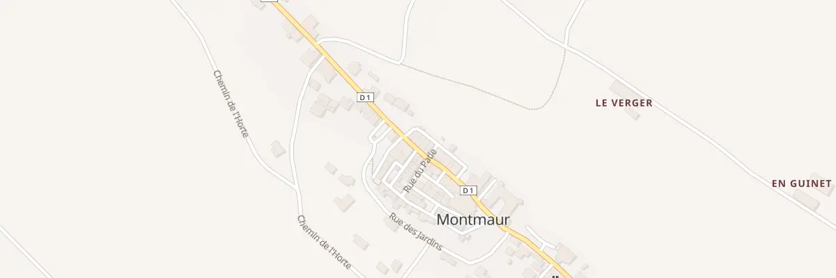 Plan du 22 Rue de la République à Montmaur