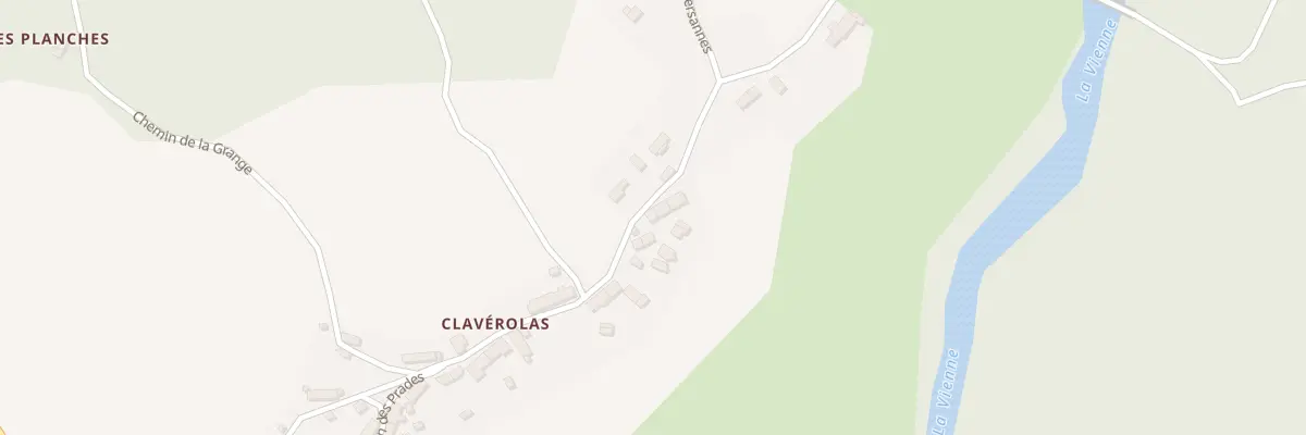 Plan du 5346 Claveyrolas à Nedde