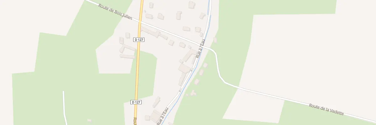 Plan du 25 Rue a l’Eau à Doudeauville