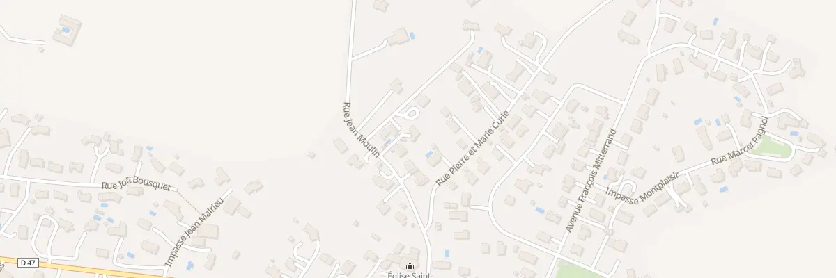 Plan du 10 Rue Jean Moulin à Labastide-Saint-Georges