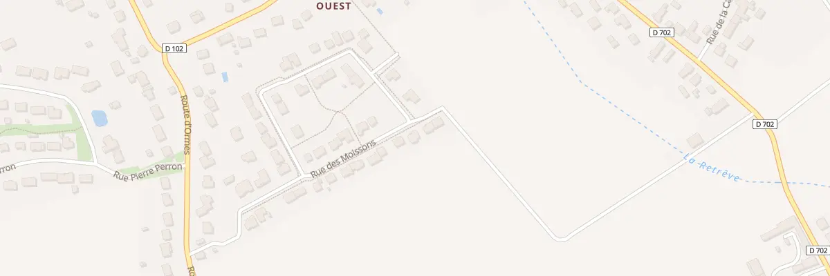 Plan du 306 Rue des Moissons à Gidy