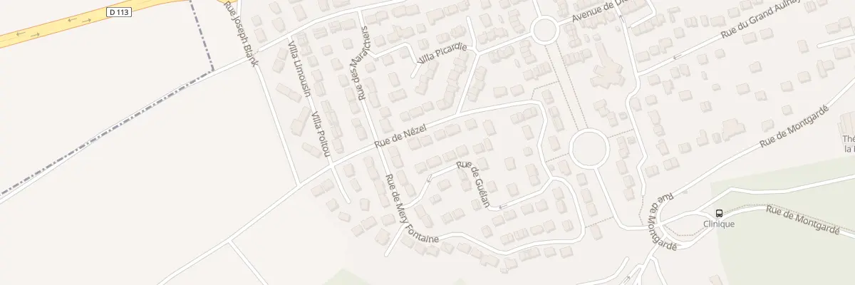 Plan du 23 Rue de Nézel à Aubergenville