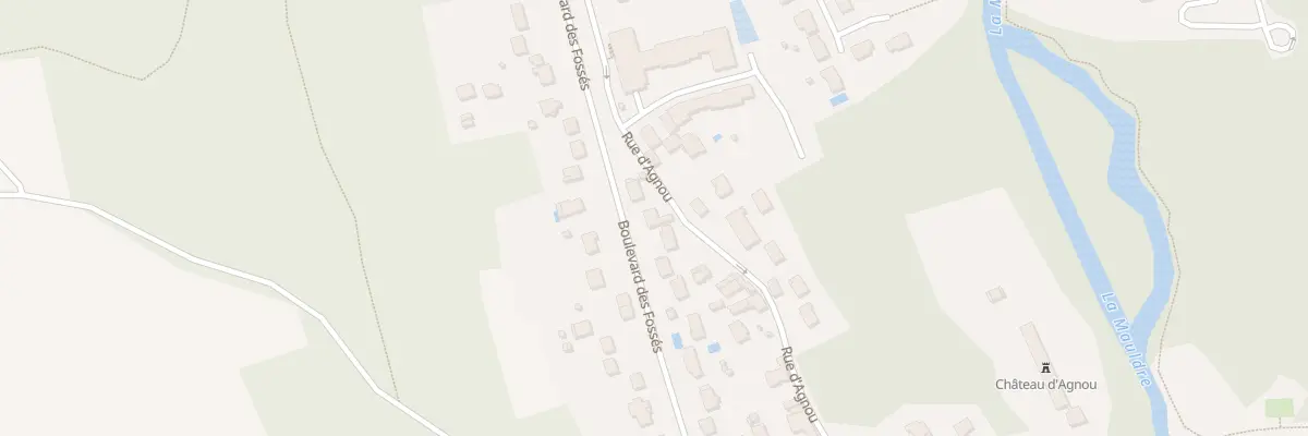 Plan du 74 Bd des Fossés à Maule