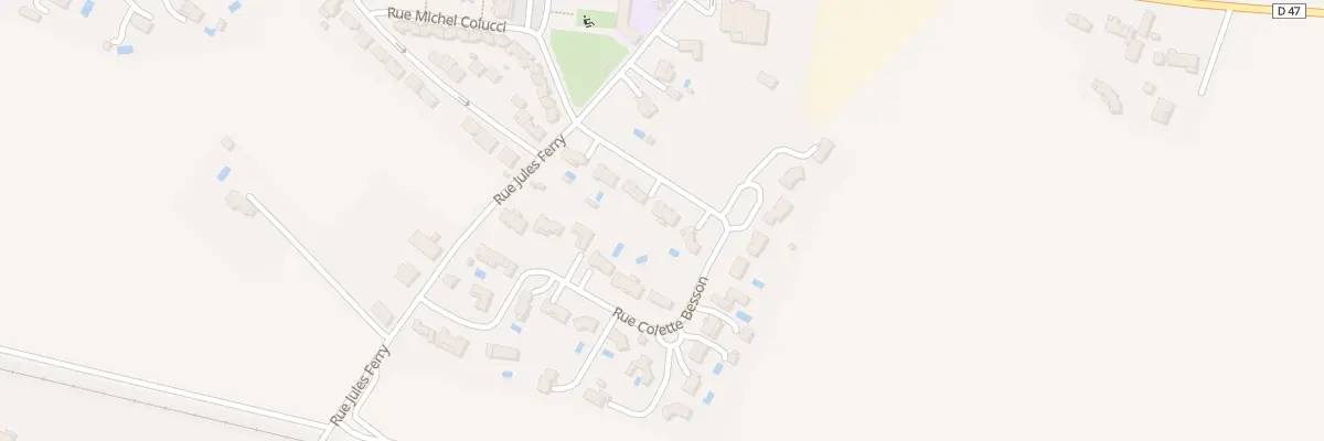 Plan du 8 Rue Colette Besson à Labastide-Saint-Georges