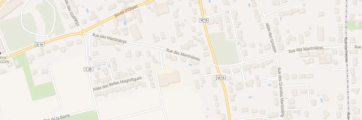 Plan du 260 Rue des Martinières à Saint-Hilaire-Saint-Mesmin