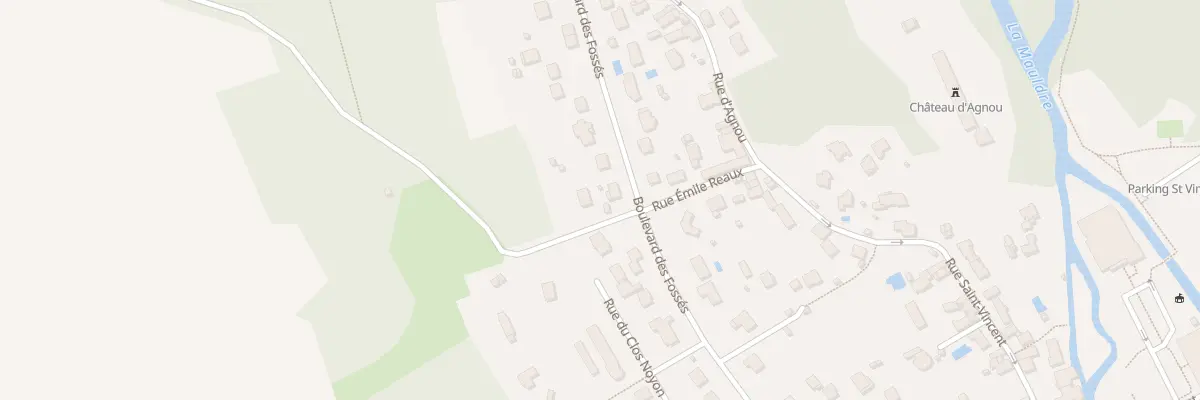 Plan du 45 Bd des Fossés à Maule