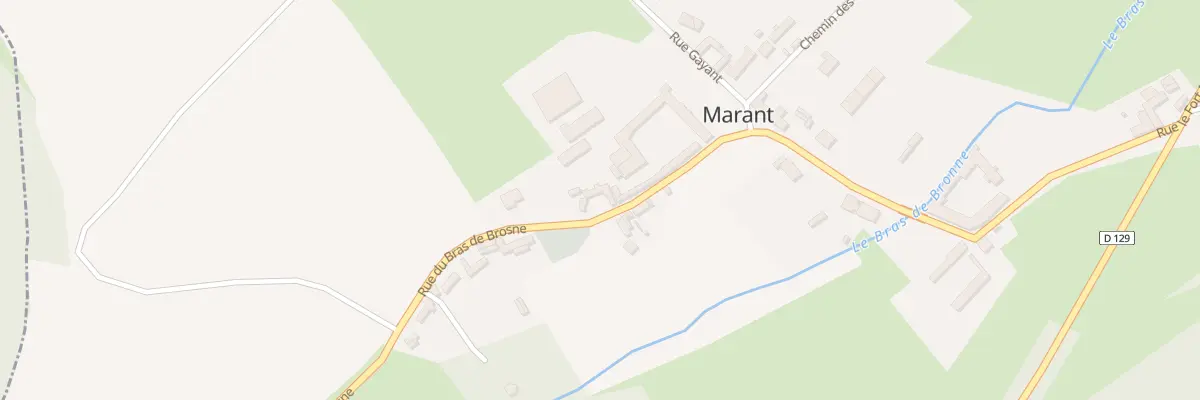 Plan du 40 Rue du Bras de Brosne à Marant
