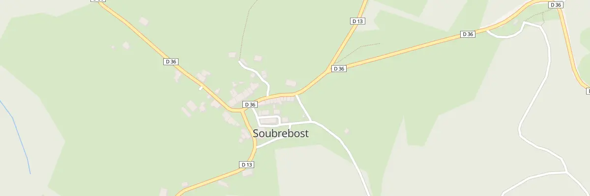 Plan du 14 Rue Martin Nadaud à Soubrebost