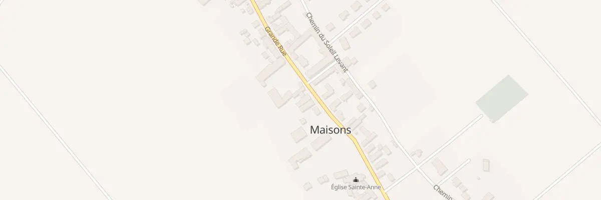 Plan du 42 Grande Rue à Maisons
