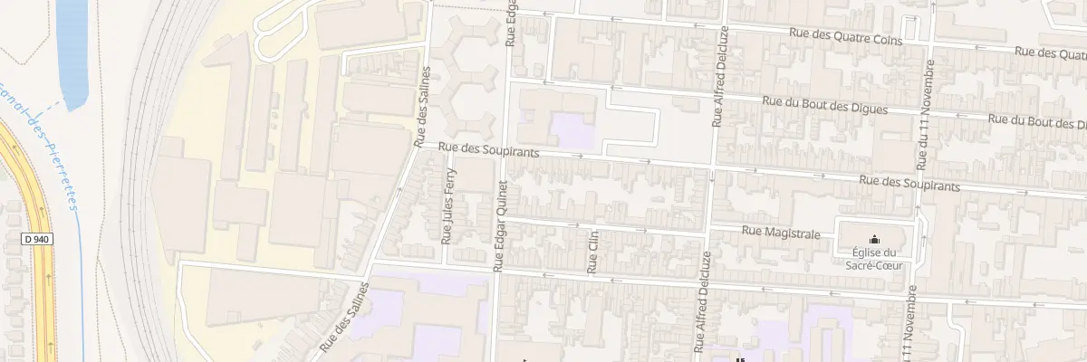 Plan du 125 Rue des Soupirants à Calais