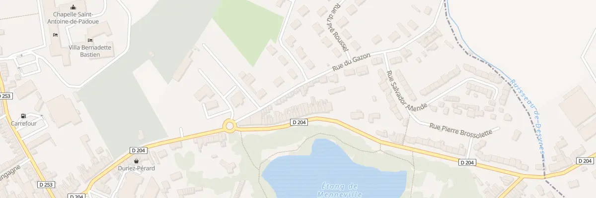 Plan du 29 Rte de Menneville à Desvres